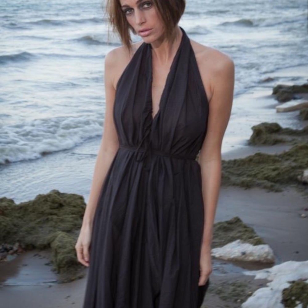 Allsaints "Goldie" Maxi parachute Dress - Rare!
